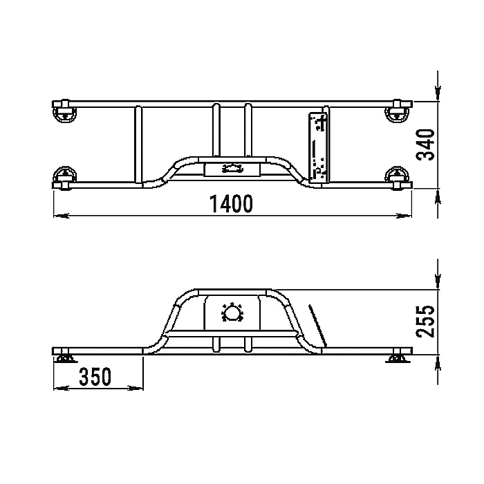 Стойка рулевая с бортовым креплением малая в Челябинске