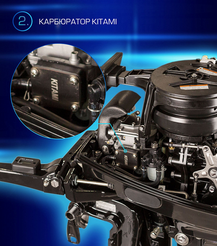 Лодочный мотор MARLIN PROLINE MP 9.9(20) AMHL FORCE в Челябинске