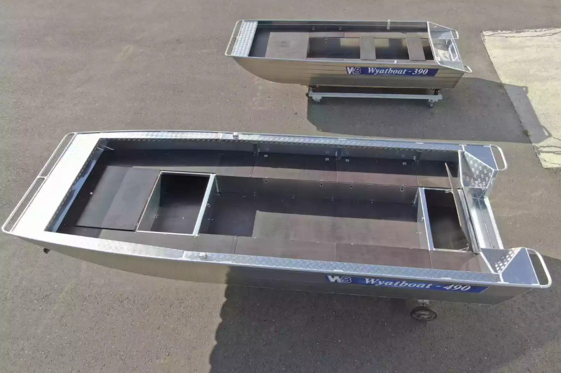Алюминиевая лодка Wyatboat-490 Jonboat в Челябинске