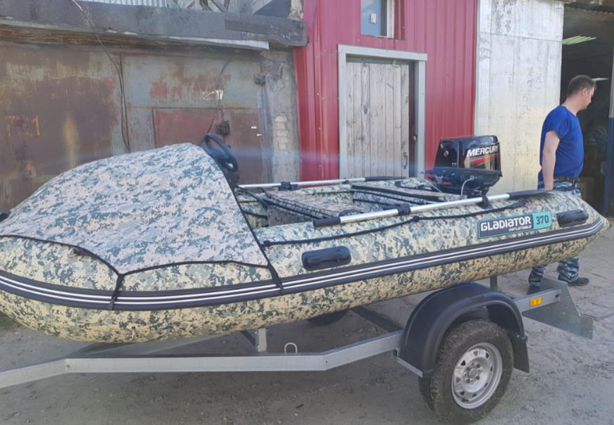 НАДУВНАЯ ЛОДКА GLADIATOR C370AL в Челябинске