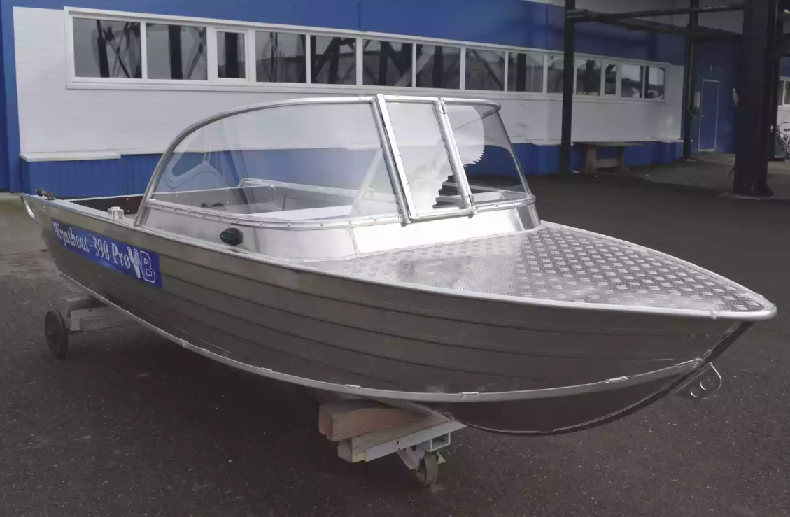 Алюминиевая лодка Wyatboat-390 Pro в Челябинске