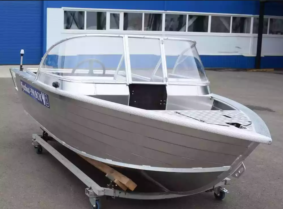Алюминиевая лодка Wyatboat-390 DCM Увеличенный борт в Челябинске