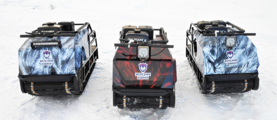 Мотобуксировщик Irondog (Железная собака) M500 15 Камуфляж Охотник в Челябинске