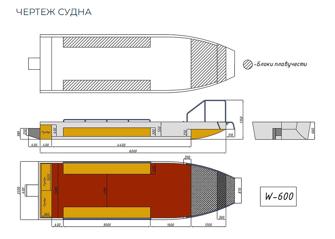 Алюминиевая лодка Wyatboat-600 в Челябинске