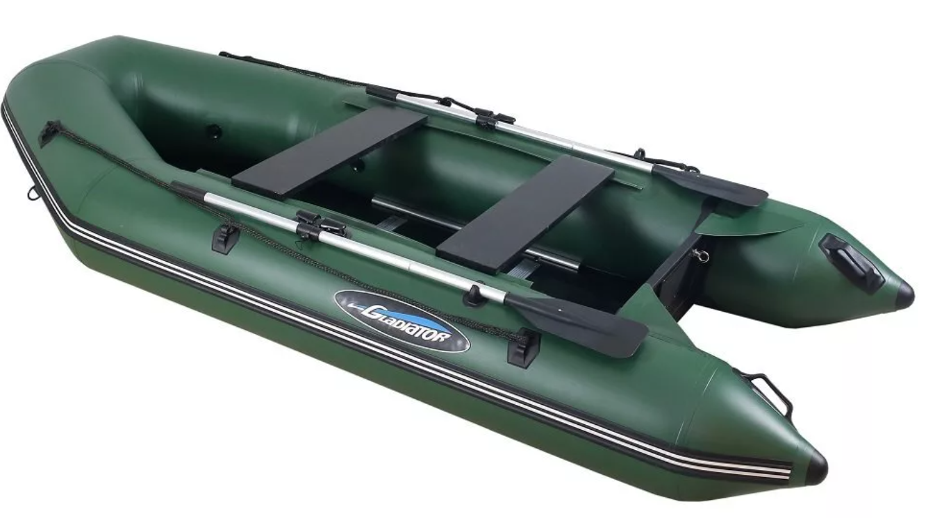МОТОРНО-ГРЕБНАЯ ЛОДКА ПВХ GLADIATOR A 320 ТК С ФАНЕРНЫМ ПОЛОМ в Челябинске