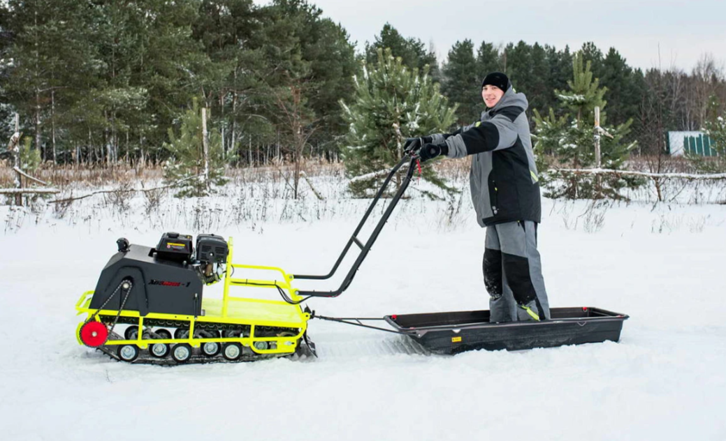 Мотобуксировщик Бурлак ХОЗЯИН-1 (капот ткань) в Челябинске