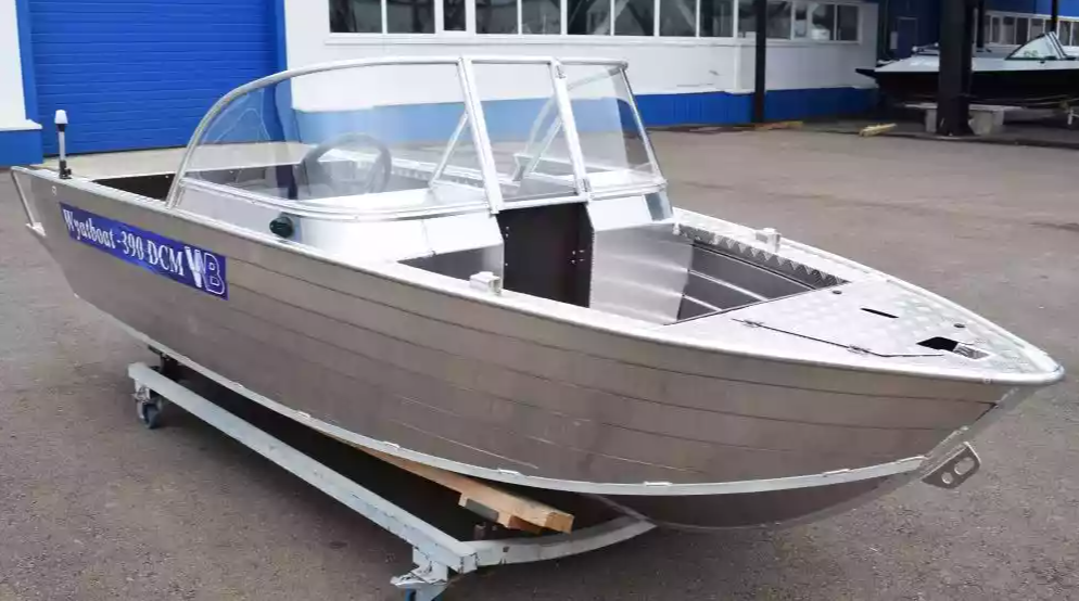 Алюминиевая лодка Wyatboat-390 DCM Увеличенный борт в Челябинске