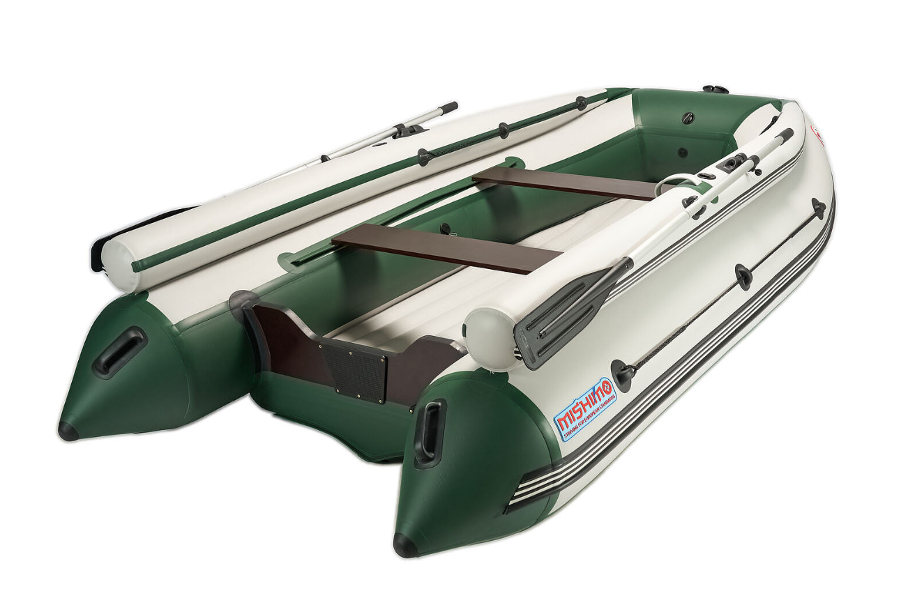 КОМПЛЕКТ ЛОДКА MISHIMO FAMILY LITE 370 + МОТОР 9,9 (15) Л.С. в Челябинске