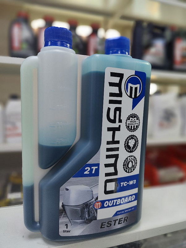 Масло MISHIMO 2T OUTBOARD (ESTER) полусинтетика 1 л в Челябинске