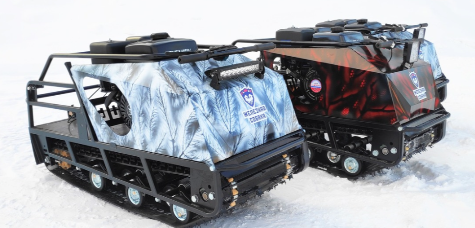 Мотобуксировщик Irondog (Железная собака) M500 15 Камуфляж Охотник в Челябинске