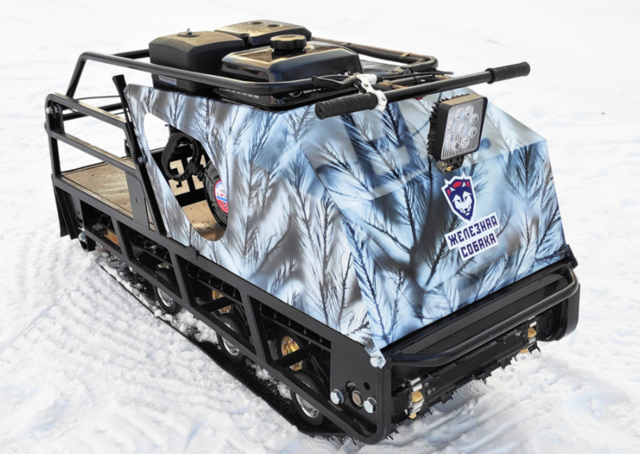 Мотобуксировщик Irondog (Железная собака) M500 15 Камуфляж Охотник в Челябинске