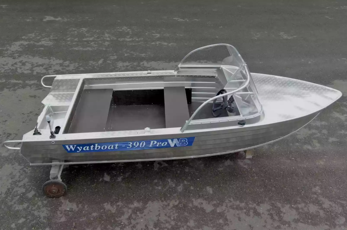Алюминиевая лодка Wyatboat-390 Pro в Челябинске