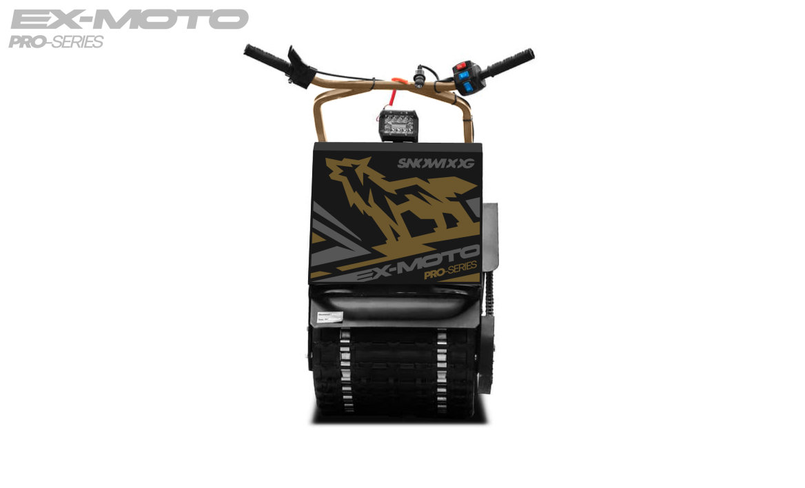 Мотобуксировщик EX-MOTO SNOWDOG S380 8л.с. в Челябинске