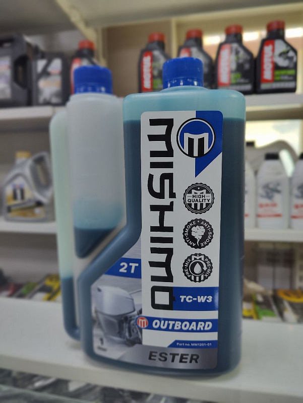 Масло MISHIMO 2T OUTBOARD (ESTER) полусинтетика 1 л в Челябинске