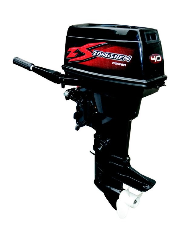 Лодочный мотор Zongshen T40 (+руль+пульт) в Челябинске
