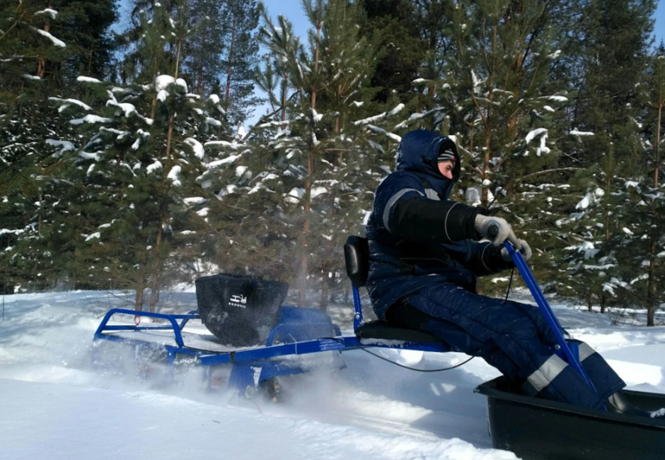 Мотобуксировщик толкач Альбатрос-XL8 с модулем. Без фары, склизы в Челябинске