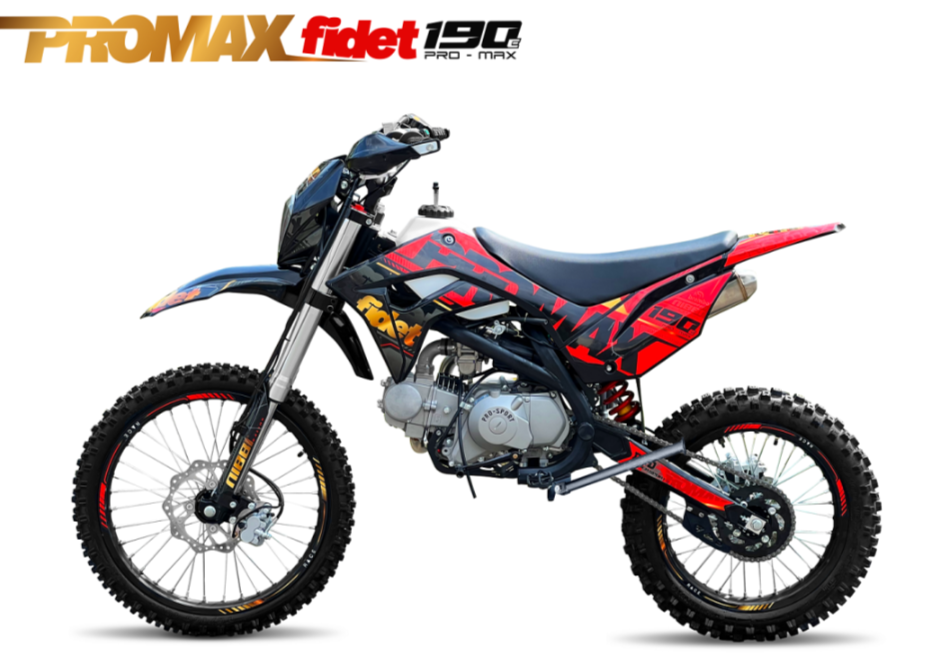 Мотоцикл (питбайк) PROMAX FIDET (ФАЙДЕТ) 190E MAX PRO LUX 19/16 в Челябинске
