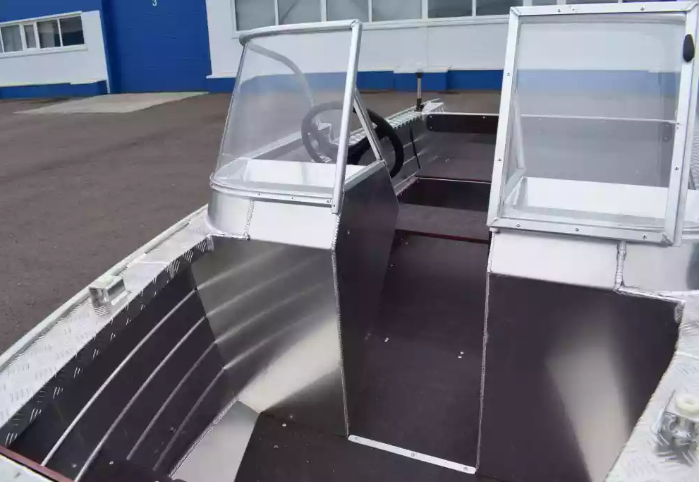 Алюминиевая лодка Wyatboat-390 DCM Увеличенный борт в Челябинске