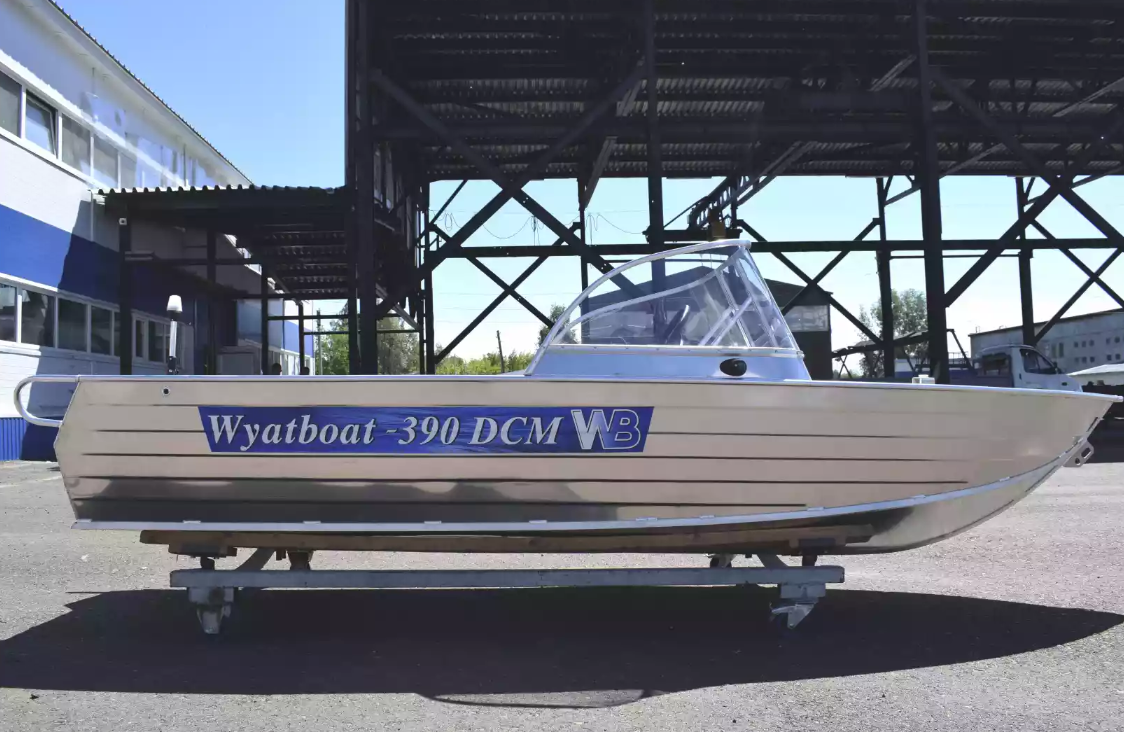 Алюминиевая лодка Wyatboat-390 DCM в Челябинске