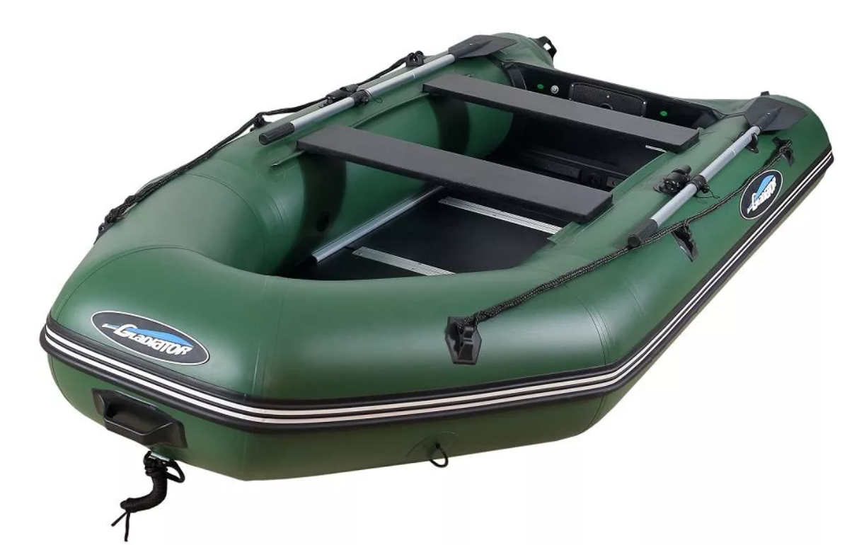 МОТОРНО-ГРЕБНАЯ ЛОДКА ПВХ GLADIATOR A 320 ТК С ФАНЕРНЫМ ПОЛОМ в Челябинске