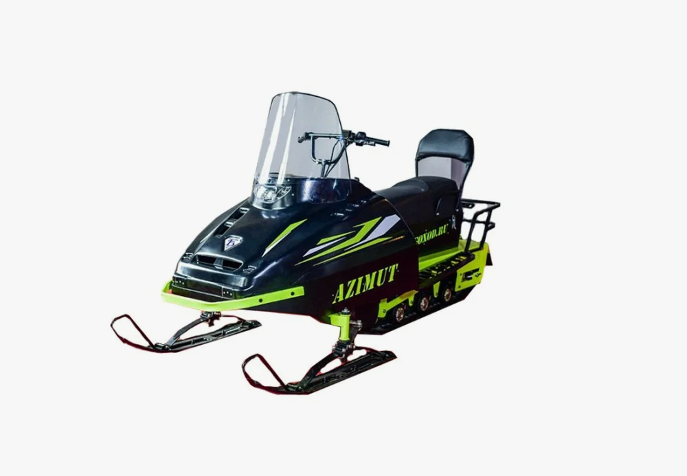 Миниснегоход Бурлак Азимут 20 л.с. , эл.запуск, реверс, тормоз гидравл, капот черный в Челябинске