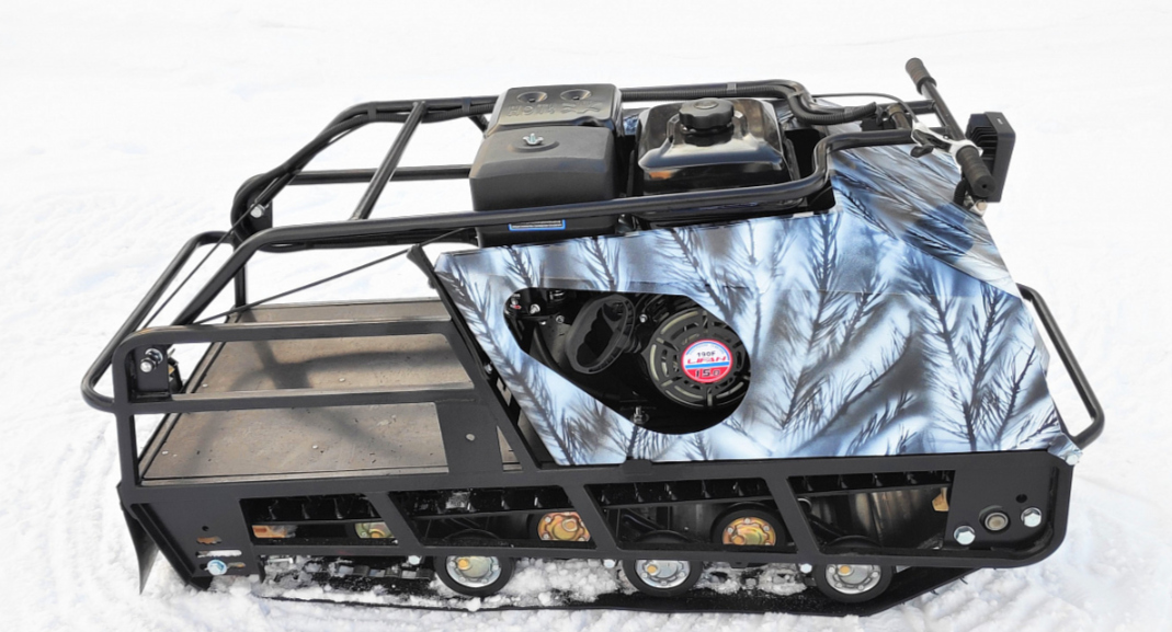 Мотобуксировщик Irondog (Железная собака) M500 15 Камуфляж Охотник в Челябинске