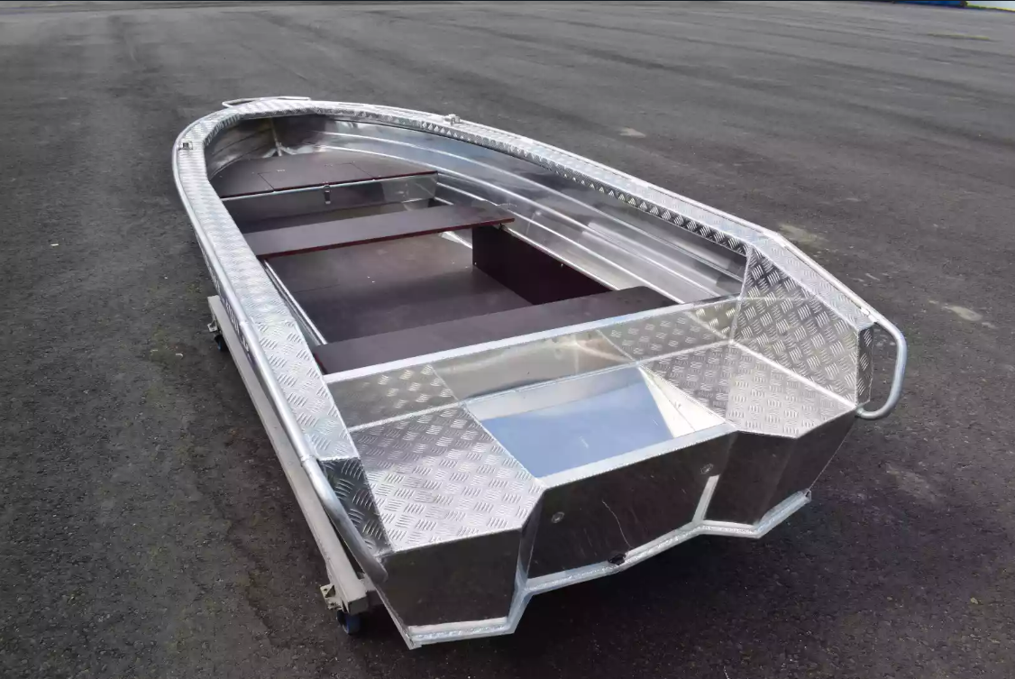 Алюминиевая лодка Wyatboat-390Р Увеличенный борт в Челябинске