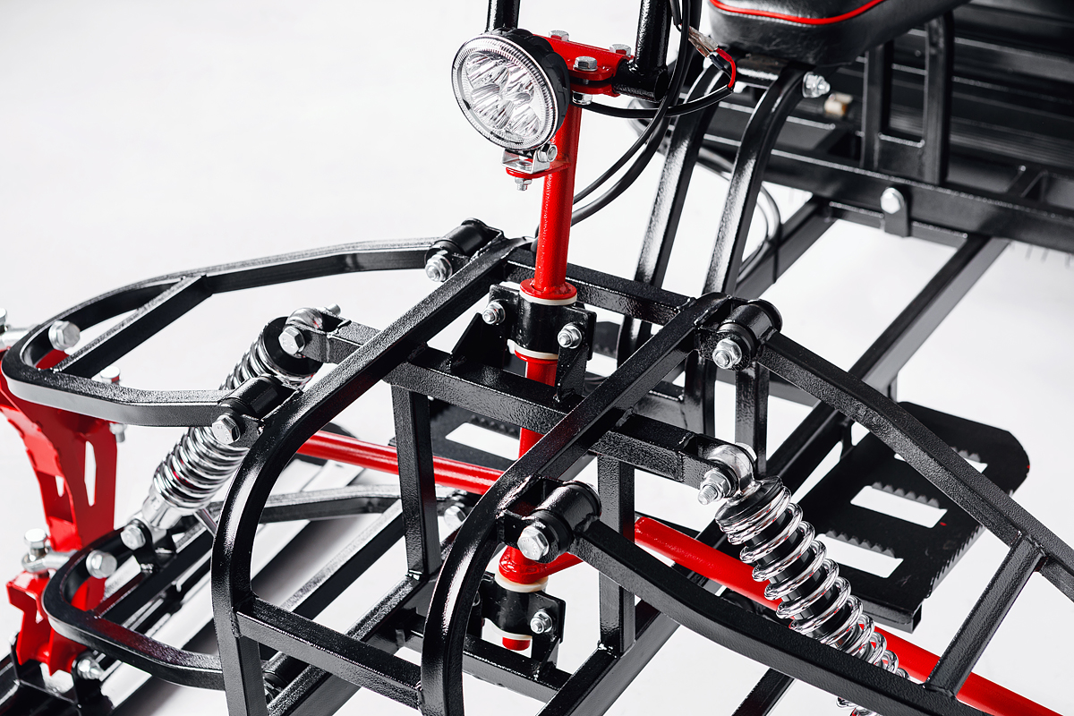 Лыжный модуль IKUDZO TERRAIN с подогревом ручек металлические лыжи в Челябинске