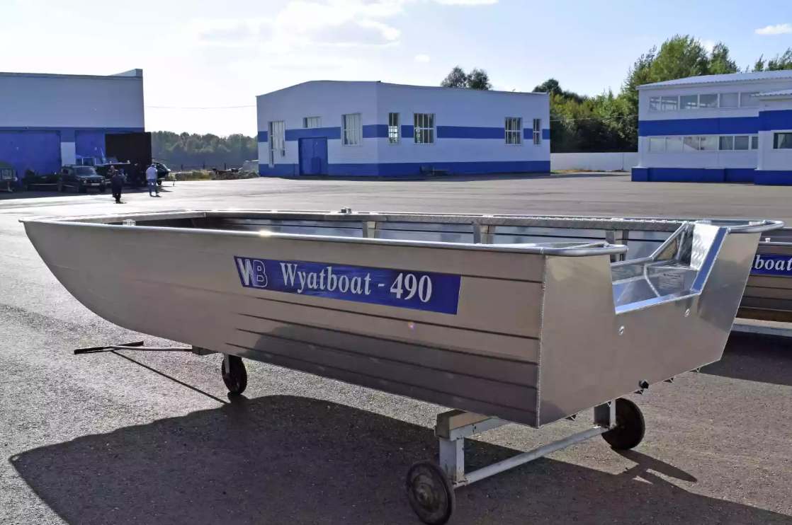 Алюминиевая лодка Wyatboat-490 Jonboat в Челябинске
