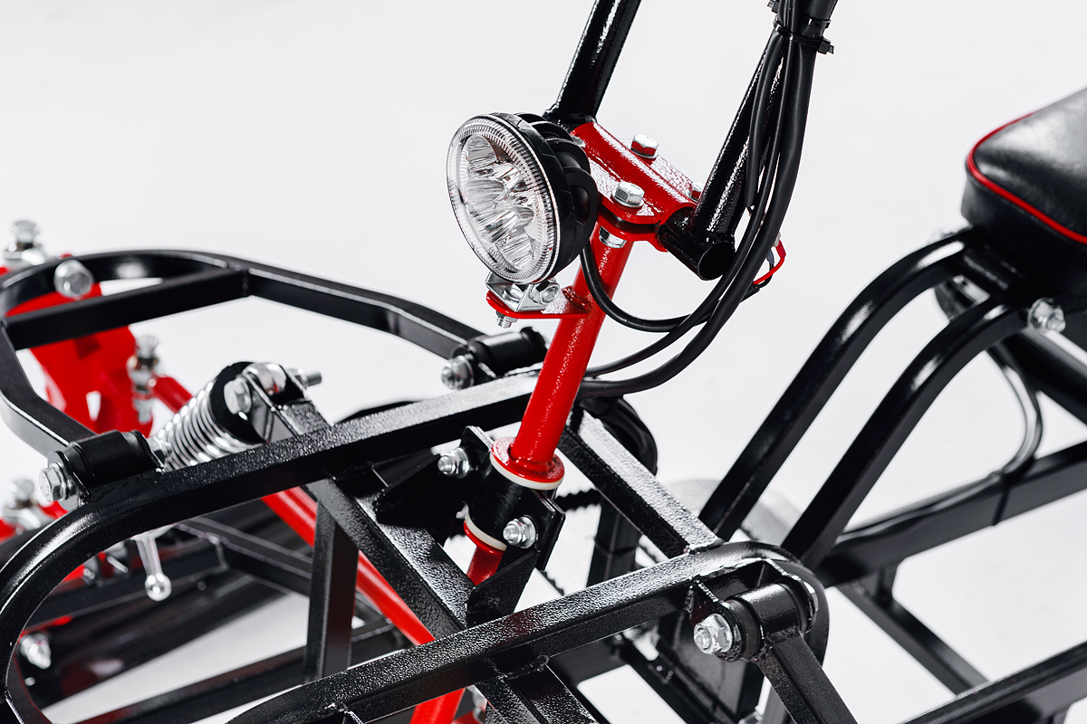 Лыжный модуль IKUDZO TERRAIN с подогревом ручек металлические лыжи в Челябинске