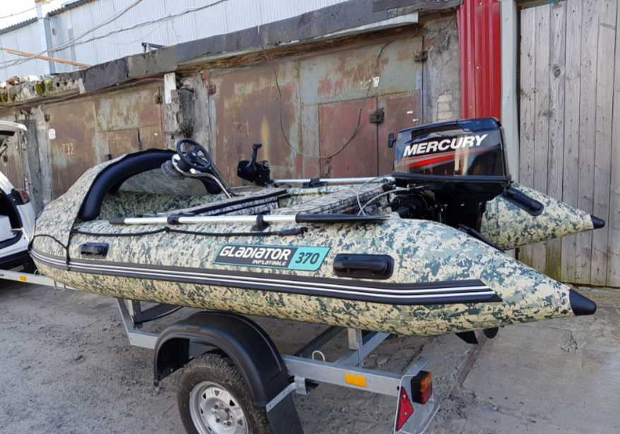 НАДУВНАЯ ЛОДКА GLADIATOR C370AL в Челябинске