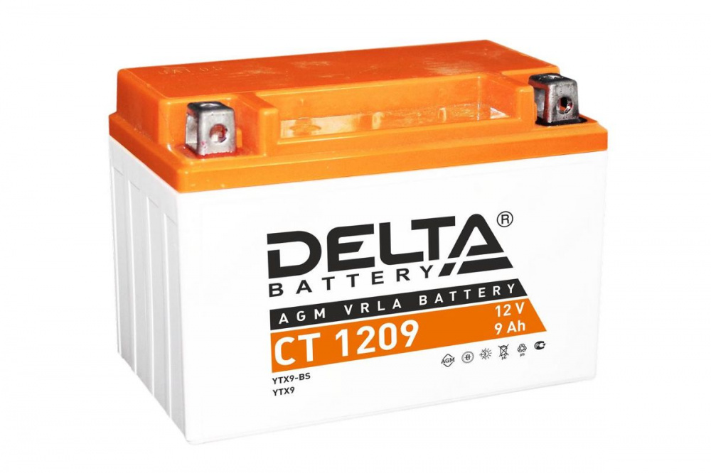 Аккумулятор Delta CT 1209 (12V / 9Ah) в Челябинске