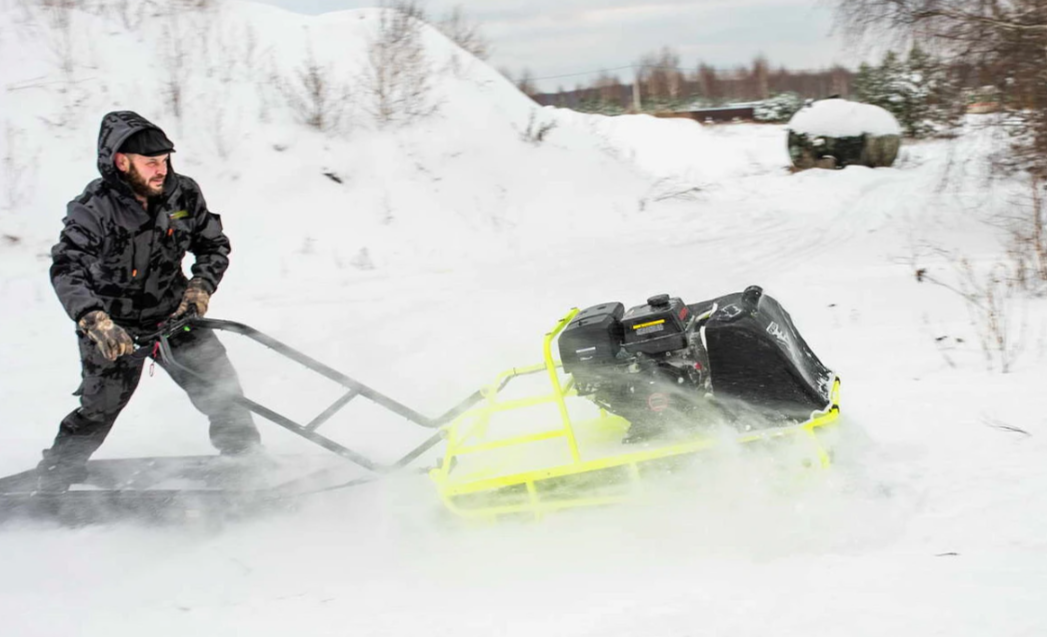 Мотобуксировщик Бурлак ХОЗЯИН-1 (капот ткань) в Челябинске