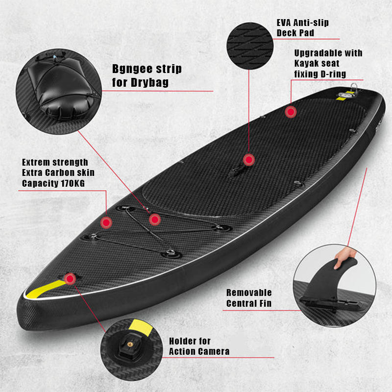SUP (САП) ДОСКА MISHIMO CARBON DARKSIDE 10.6’ (325СМ) в Челябинске