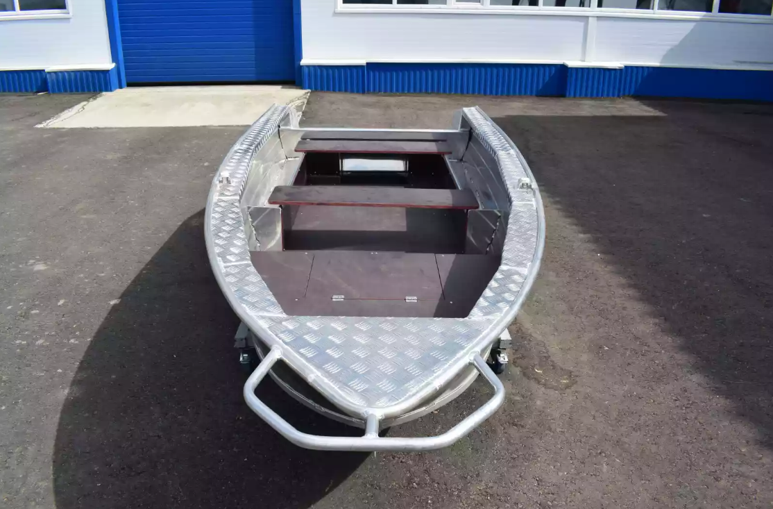 Алюминиевая лодка Wyatboat-390Р Увеличенный борт в Челябинске