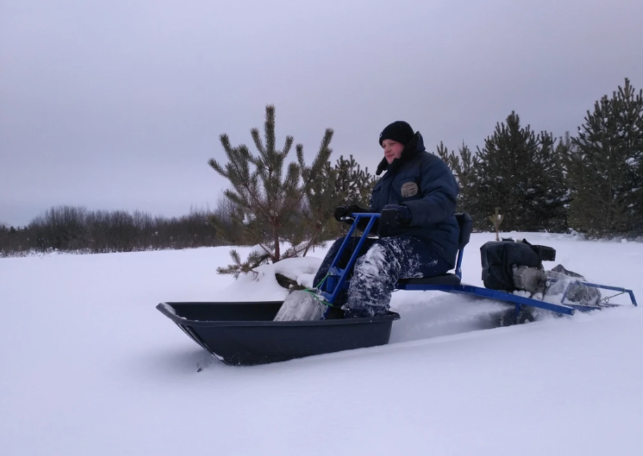 Мотобуксировщик толкач Альбатрос-XL8 с модулем. Без фары, склизы в Челябинске