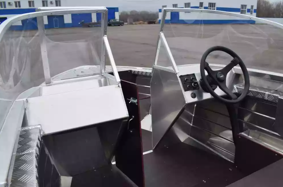 Алюминиевая лодка Wyatboat-390 DCM Увеличенный борт в Челябинске