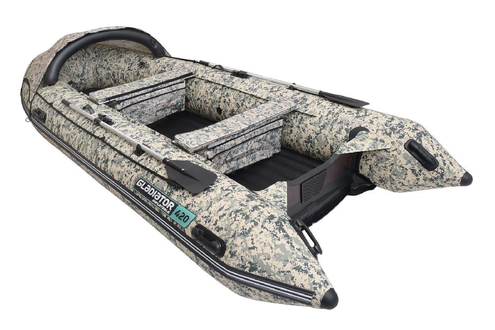 НАДУВНАЯ ЛОДКА GLADIATOR E350PRO в Челябинске