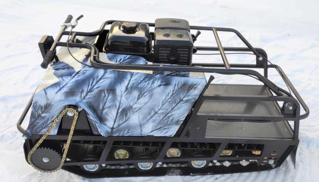 Мотобуксировщик Irondog (Железная собака) M500 15 Камуфляж Охотник в Челябинске