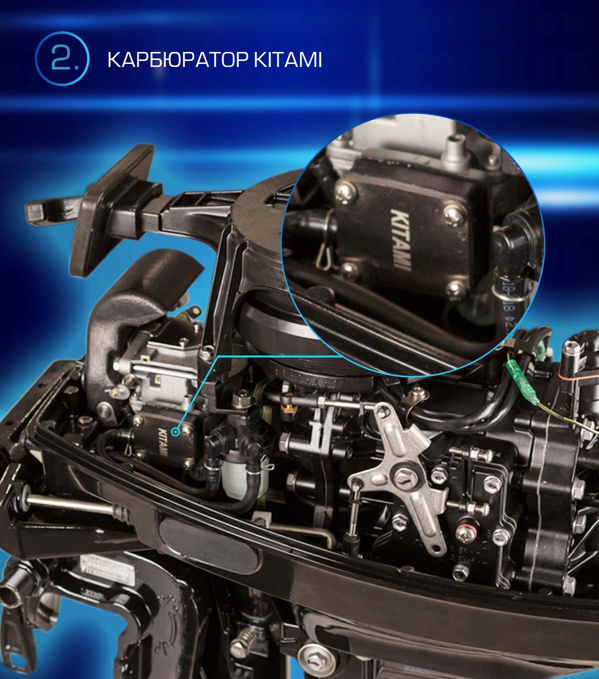 Лодочный мотор MARLIN PROLINE MP 9.9 (20) AWRS FORCE в Челябинске