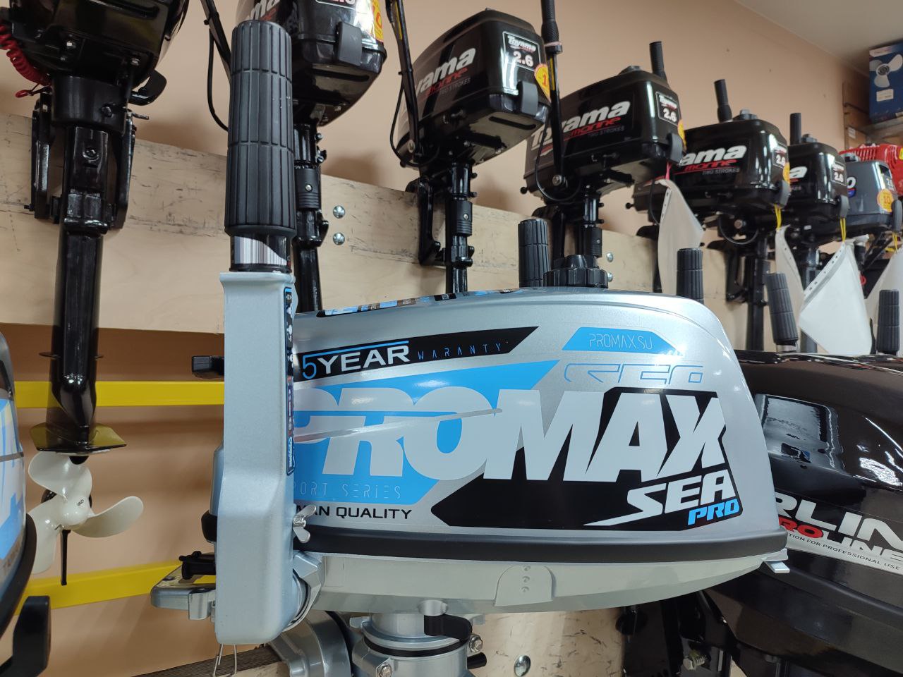 Лодочный мотор PROMAX SP5FHS (внешний бак 12 л) в Челябинске