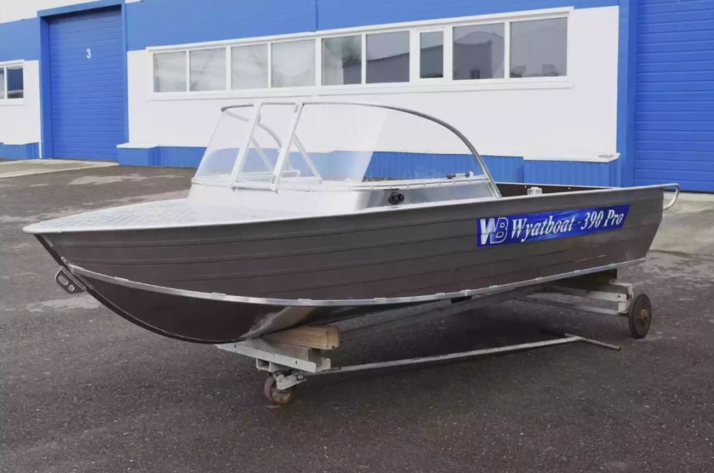 Алюминиевая лодка Wyatboat-390 Pro в Челябинске