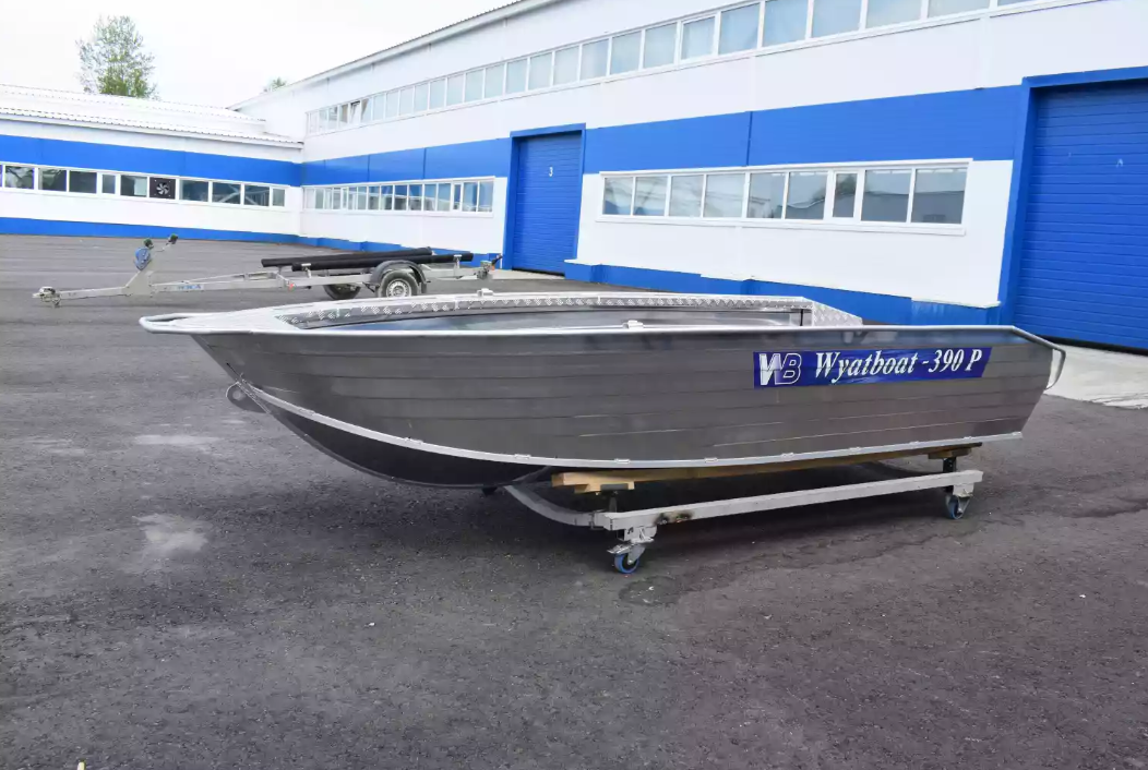 Алюминиевая лодка Wyatboat-390Р Увеличенный борт в Челябинске