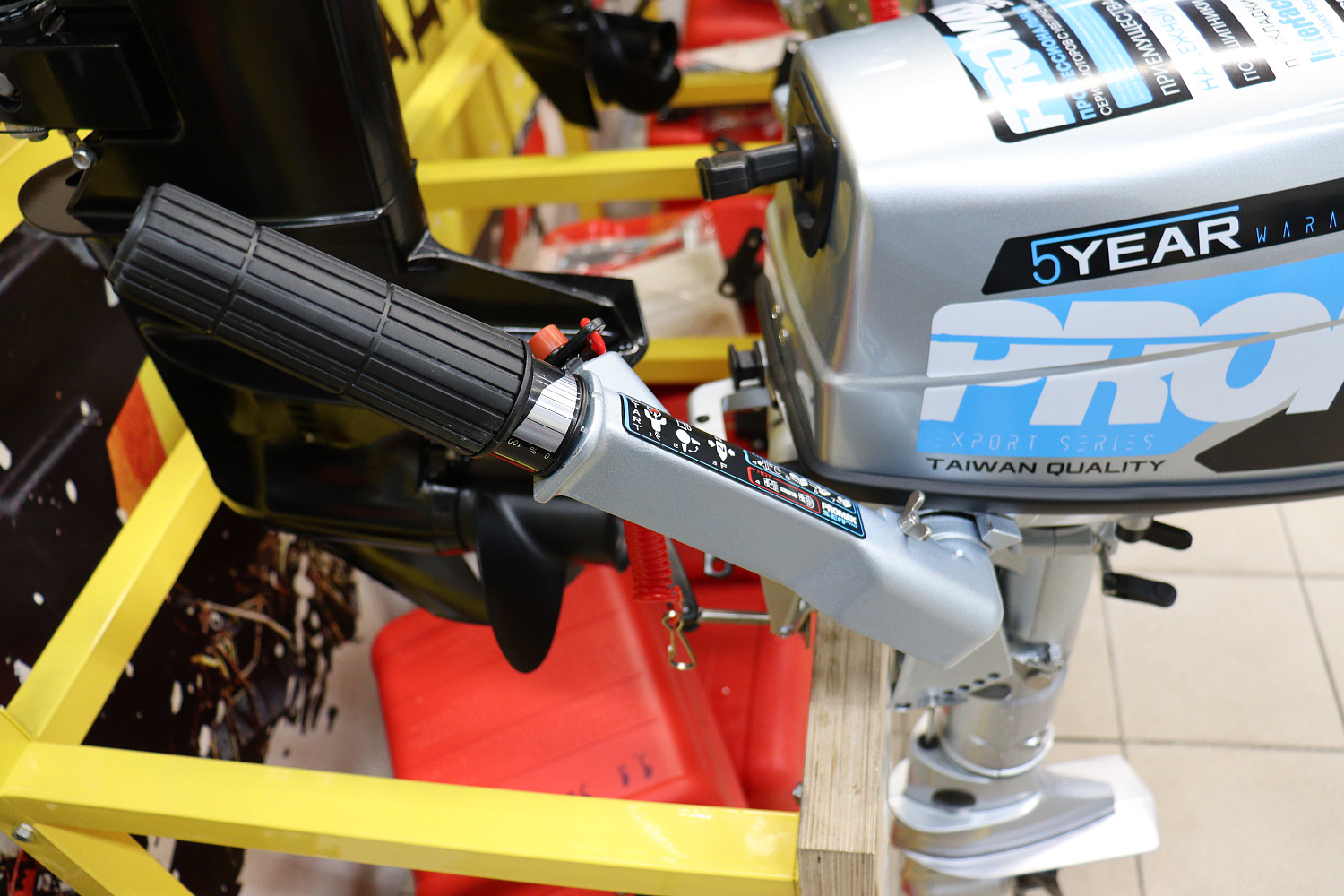 Лодочный мотор PROMAX SP5FHS (внешний бак 12 л) в Челябинске