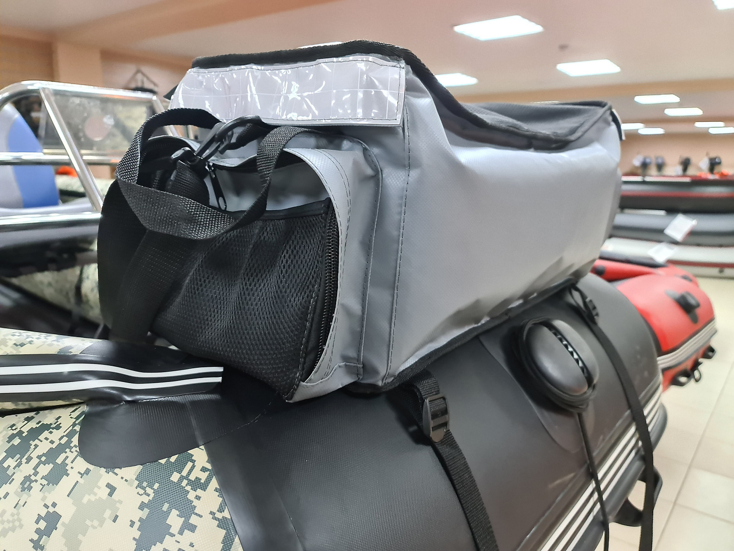 СУМКА ЛЮКС НА БАЛЛОН ДЛЯ ЛОДОК ПВХ 50Х25Х25 СМ в Челябинске