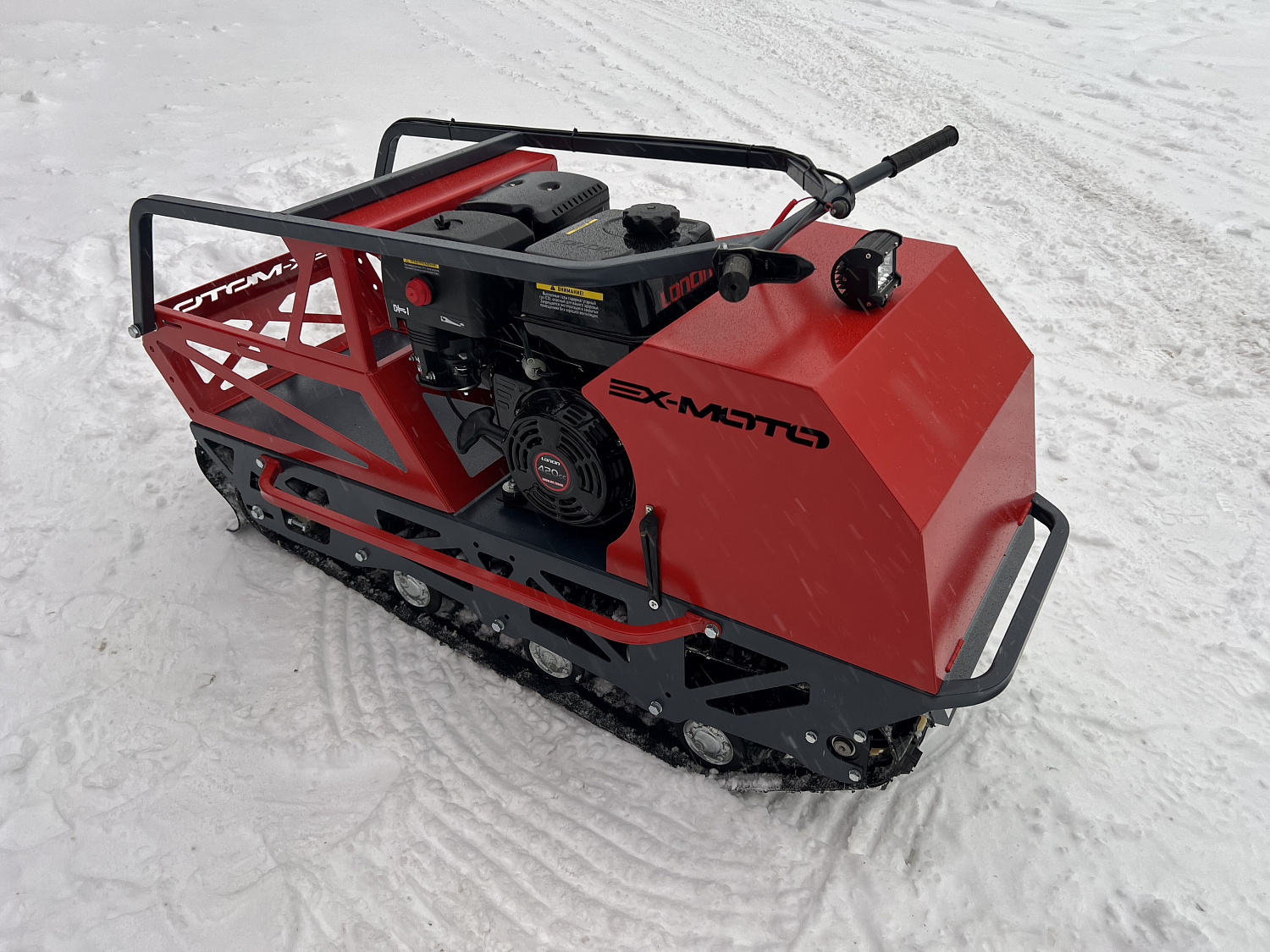 Мотобуксировщик EX-MOTO SNOWDOG S500 15л.с в Челябинске