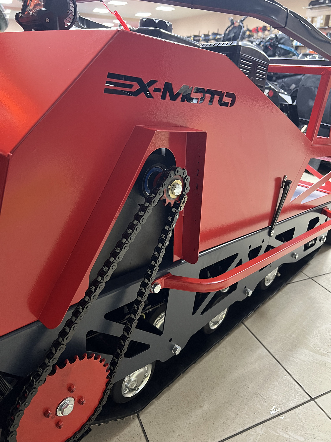 Мотобуксировщик EX-MOTO SNOWDOG S500 15л.с в Челябинске