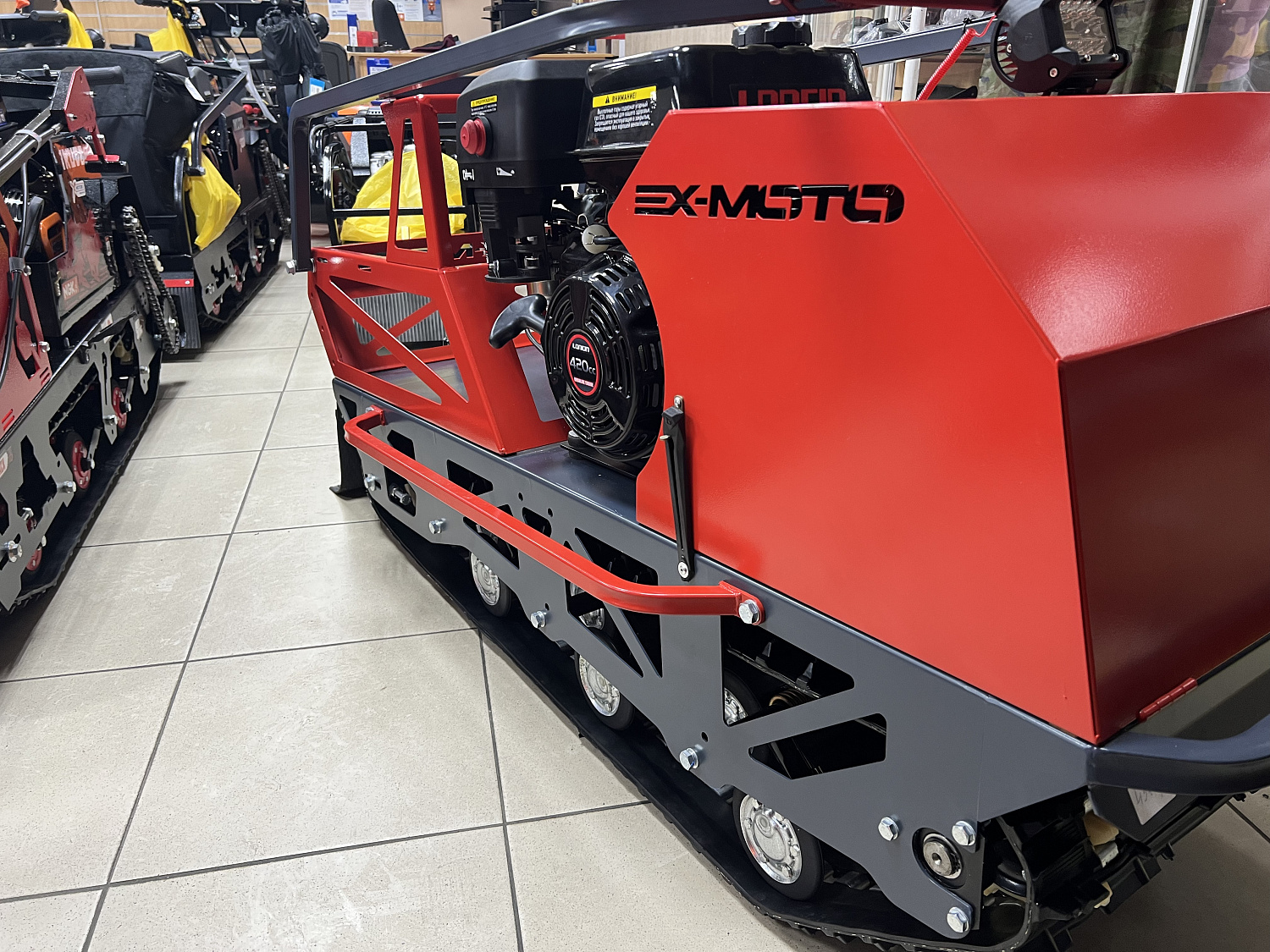 Мотобуксировщик EX-MOTO SNOWDOG S500 15л.с в Челябинске