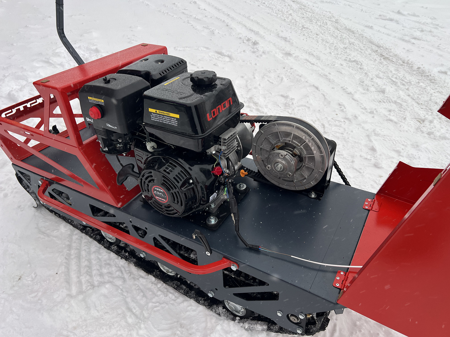 Мотобуксировщик EX-MOTO SNOWDOG S500 15л.с в Челябинске