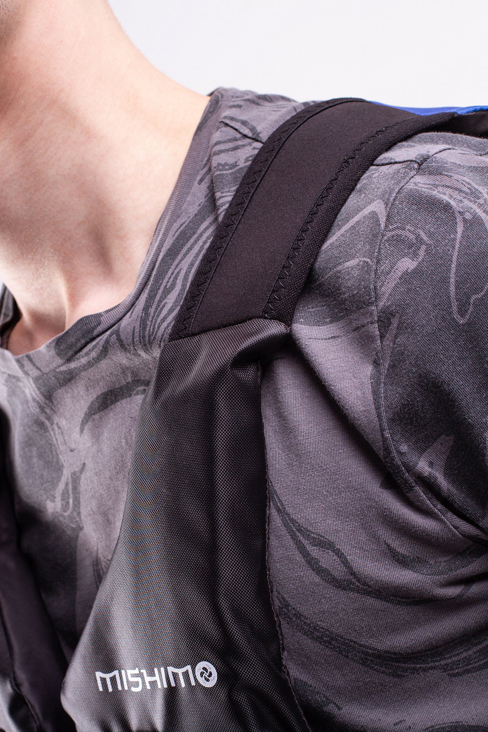 Жилет спасательный MISHIMO PRO Премиум качества Черно-синий в Челябинске